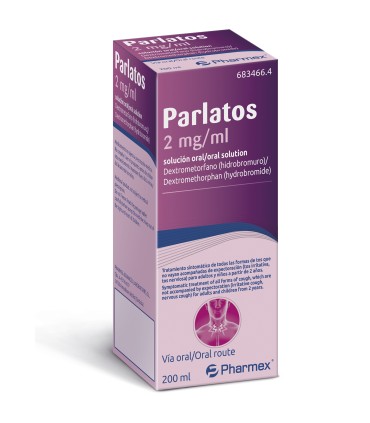 parlatos 2 mg/ml solución oral, 200 ml
