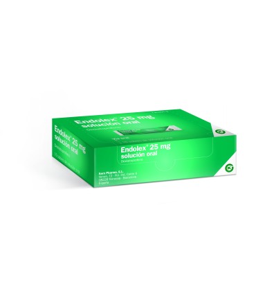 endolex 25 mg sobres solución oral, 10 sobres