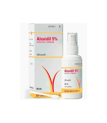 Comprar ALOXIDIL 50 mg/ml SOLUCION CUTANEA, 1 frasco de 60 ml