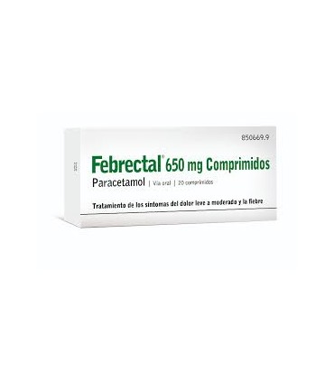 Comprar FEBRECTAL 650 MG COMPRIMIDOS , 20 comprimidos