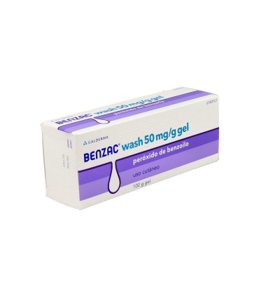 BENZAC WASH 50 MG/G GEL CUTANEO 1 TUBO 100 G