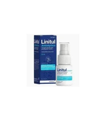 LINITUL ANTISEPTICO 10 mg/ml SOLUCION PARA PULVERIZACION CUTANEA 1 FRASCO 25 ml