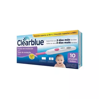 Comprar CLEARBLUE PRUEBA DIGITAL TEST DE OVULACION 10 TIRAS LIADE