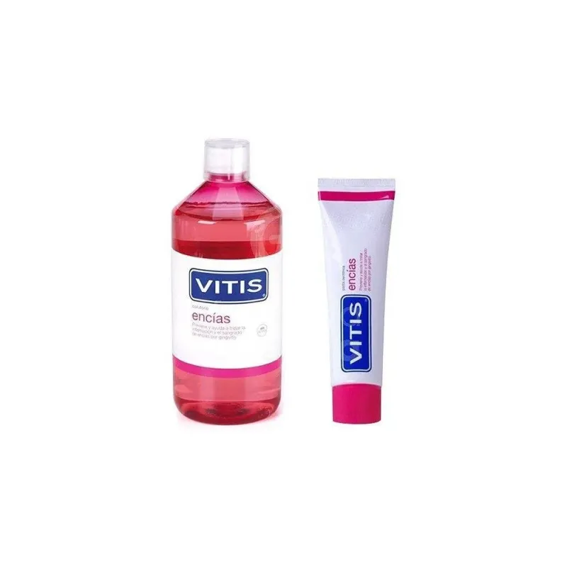 Vitis encias pack colutorio 500 + pasta 100 ml.