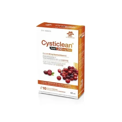 Comprar Cysticlean forte 240 mg pac 10 capsulas STIEFEL