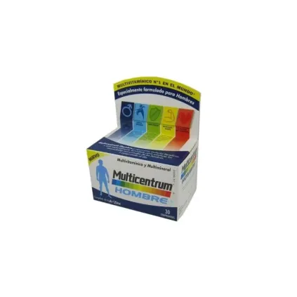 Comprar Multicentrum hombre 30 comprimidos SUN PHARMACEUTICALS SPAIN