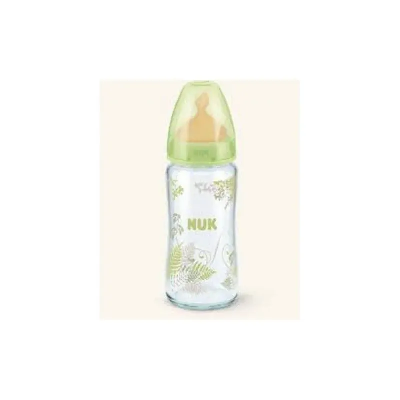 Nuk biberon first choice biberon cristal t1 latex 240 ml