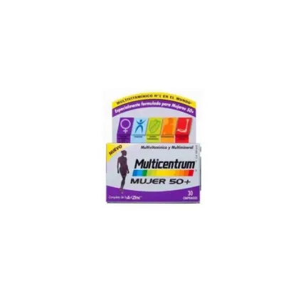 Comprar MULTICENTRUM MUJER 50+ 30 COMP SUN PHARMACEUTICALS SPAIN