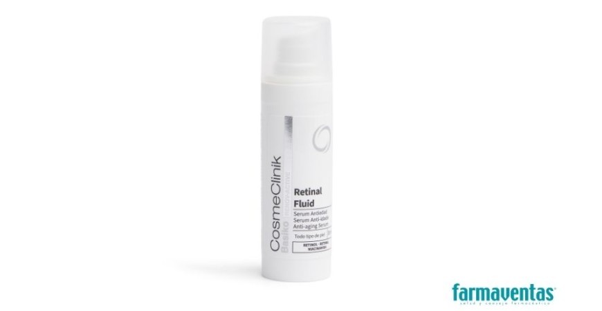 Basiko RENOV ACTIV Retinal Fluid, formulado por dermatólogos para una piel renovada y luminosa