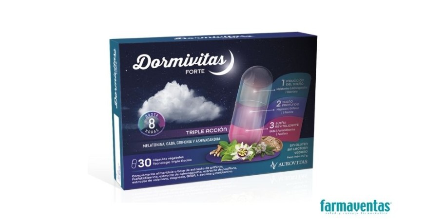 Aurovitas presenta Dormivitas FORTE, un complemento para mejorar el sueño