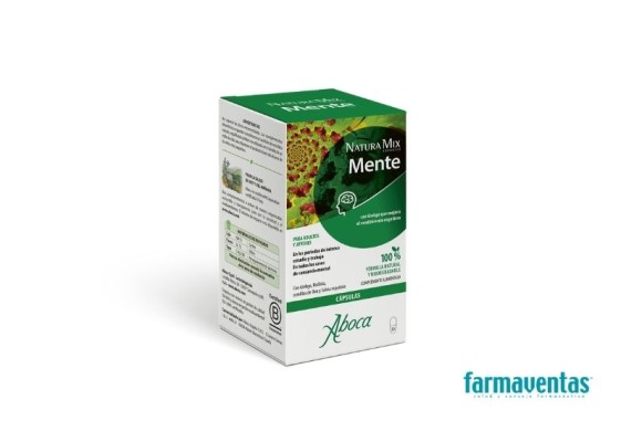 Natura Mix Advanced Mente de Aboca con Ginkgo mejora el rendimiento cognitivo