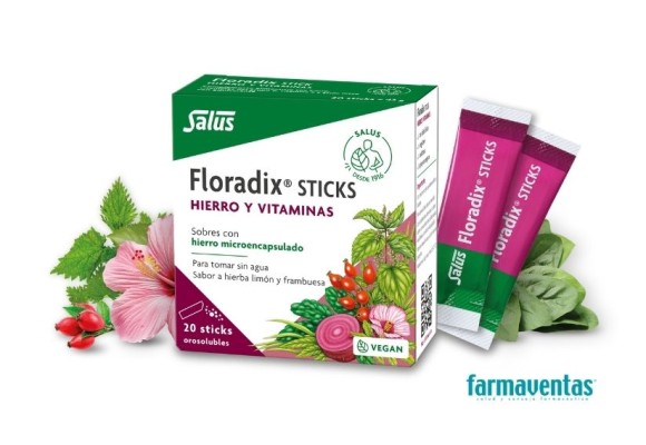 Floradix Sticks: una nueva solución para la suplementación con hierro desde la farmacia