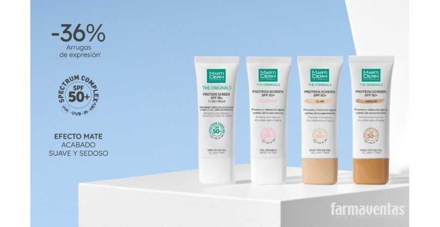 Proteos Screen SPF 50+: corrige, protege y matifica en un solo paso